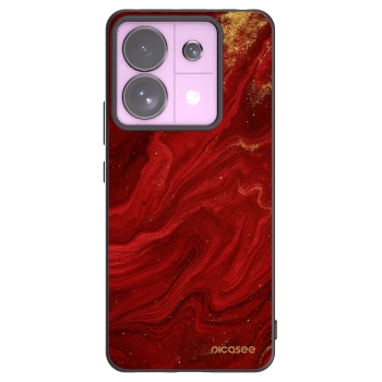Picasee silikonski črni ovitek za Xiaomi Redmi Note 13 Pro 5G - Red
