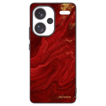 Picasee silikonski črni ovitek za Xiaomi Redmi Note 13 Pro+ 5G - Red