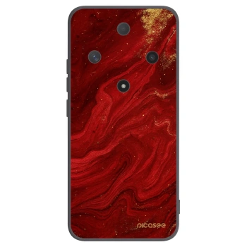 Picasee silikonski črni ovitek za Honor Magic6 Lite 5G - Red