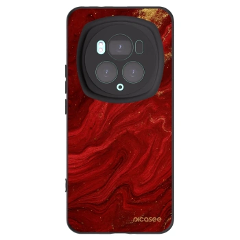Picasee silikonski črni ovitek za Honor Magic6 Pro - Red