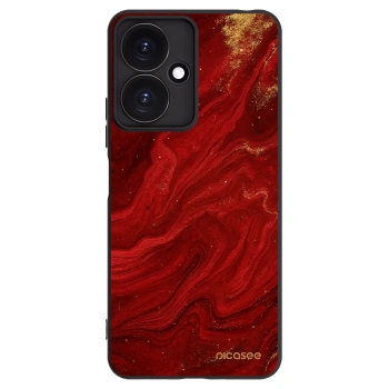 Picasee silikonski črni ovitek za Xiaomi Redmi 13C 5G - Red