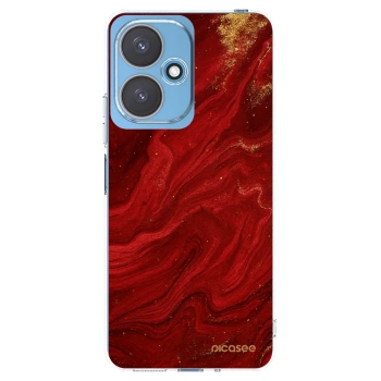 Picasee silikonski prozorni ovitek za Xiaomi Redmi 13C 5G - Red
