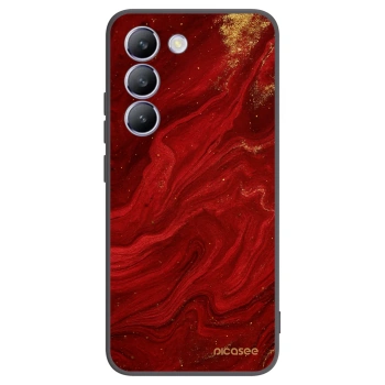 Picasee silikonski črni ovitek za Vivo V40 SE 5G - Red