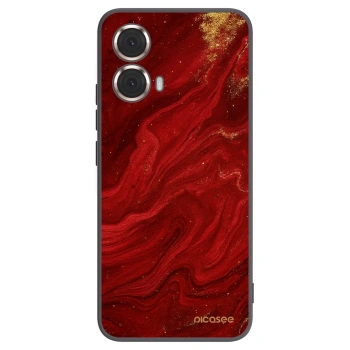 Picasee silikonski črni ovitek za Motorola Moto G85 - Red