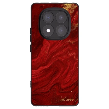 Picasee silikonski črni ovitek za Xiaomi Redmi Note 14 Pro 5G - Red