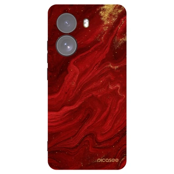 Picasee silikonski črni ovitek za Xiaomi Poco X7 - Red