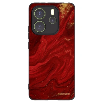 Picasee silikonski črni ovitek za Xiaomi Redmi Note 14 4G - Red