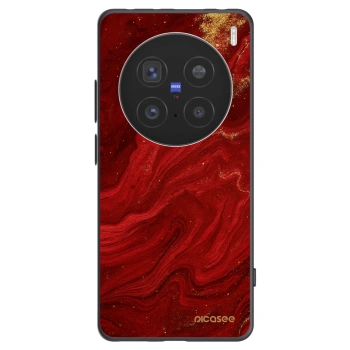 Picasee silikonski črni ovitek za Vivo X200 Pro - Red