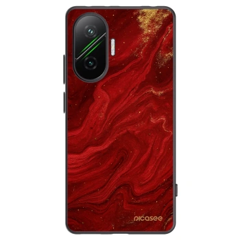 Picasee silikonski črni ovitek za Xiaomi Poco F7 Pro 5G - Red