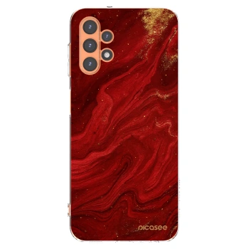 Picasee silikonski prozorni ovitek za Samsung Galaxy A13 5G - Red