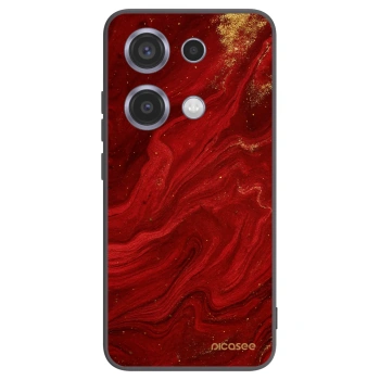 Picasee silikonski črni ovitek za Xiaomi Redmi Note 14S - Red