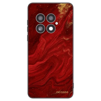 Picasee silikonski črni ovitek za OnePlus 13 5G - Red