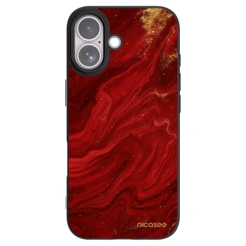 Picasee silikonski črni ovitek za Apple iPhone 17 - Red