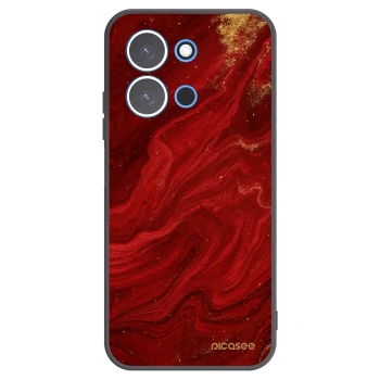 Picasee silikonski črni ovitek za Xiaomi Redmi 15C 4G - Red