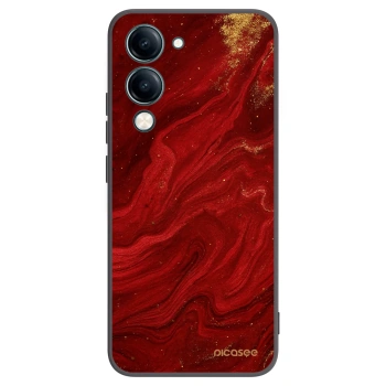 Picasee silikonski črni ovitek za Vivo Y29s 5G - Red