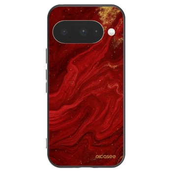 Picasee silikonski črni ovitek za Google Pixel 10 - Red