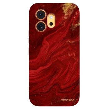 Picasee silikonski črni ovitek za Honor 600 - Red