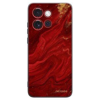 Picasee silikonski črni ovitek za Motorola Edge 60 Neo 5G - Red