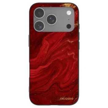 Picasee silikonski črni ovitek za Apple iPhone 18 Pro - Red