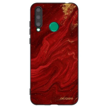 Picasee silikonski črni ovitek za Honor 20 Lite - Red