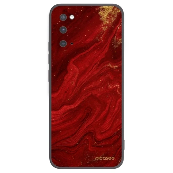 Picasee silikonski črni ovitek za Samsung Galaxy S20 G980F - Red
