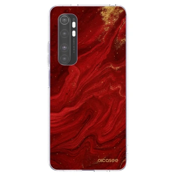 Picasee silikonski prozorni ovitek za Xiaomi Mi Note 10 Lite - Red