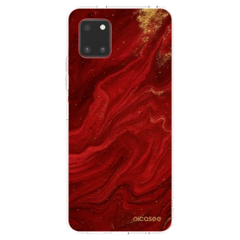 Picasee silikonski prozorni ovitek za Samsung Galaxy Note 10 Lite N770F - Red
