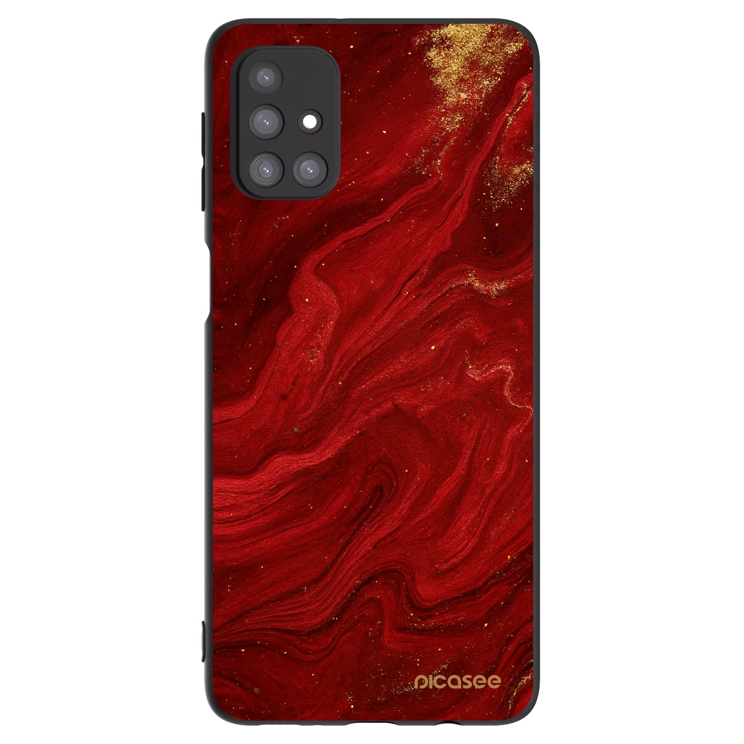 Picasee silikonski črni ovitek za Samsung Galaxy M31s - Red