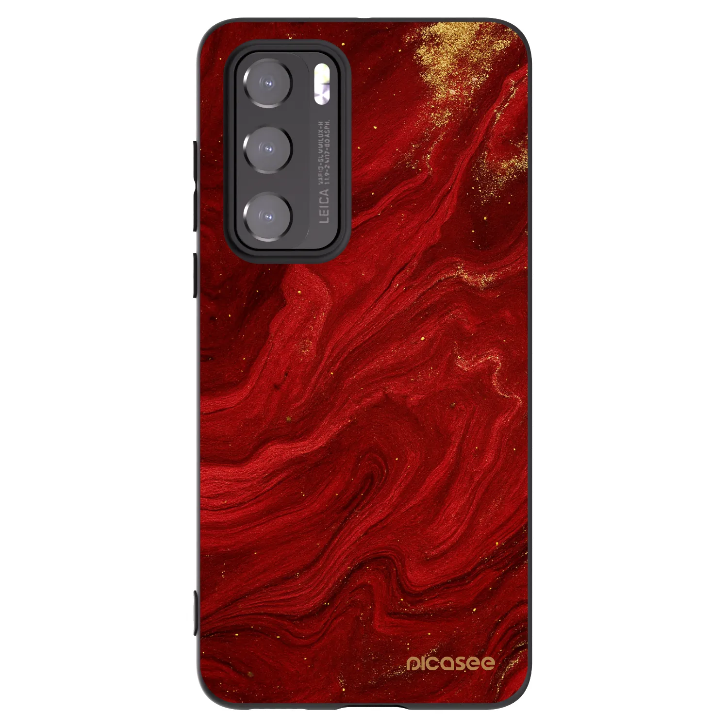 Picasee silikonski črni ovitek za Huawei P40 - Red