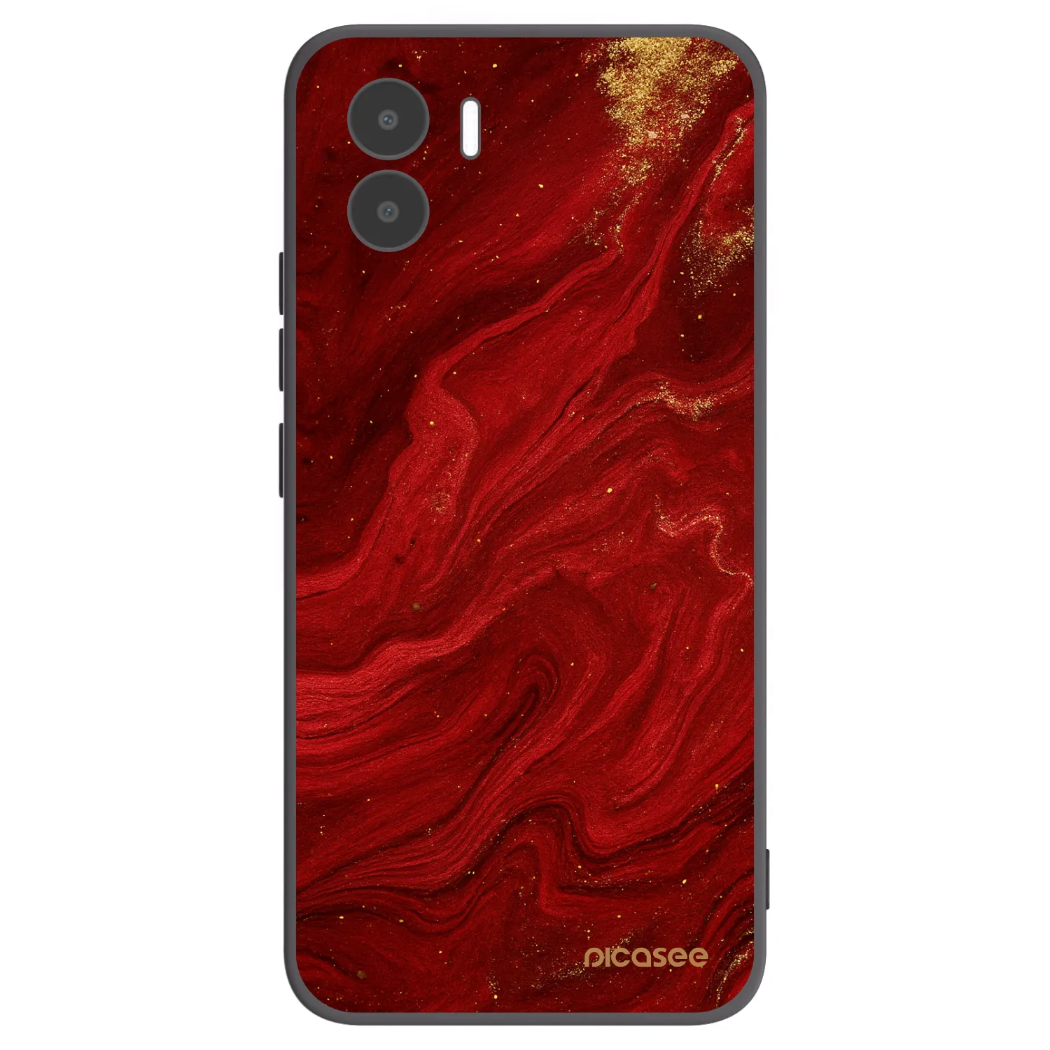 Picasee silikonski črni ovitek za Xiaomi Redmi A1 - Red