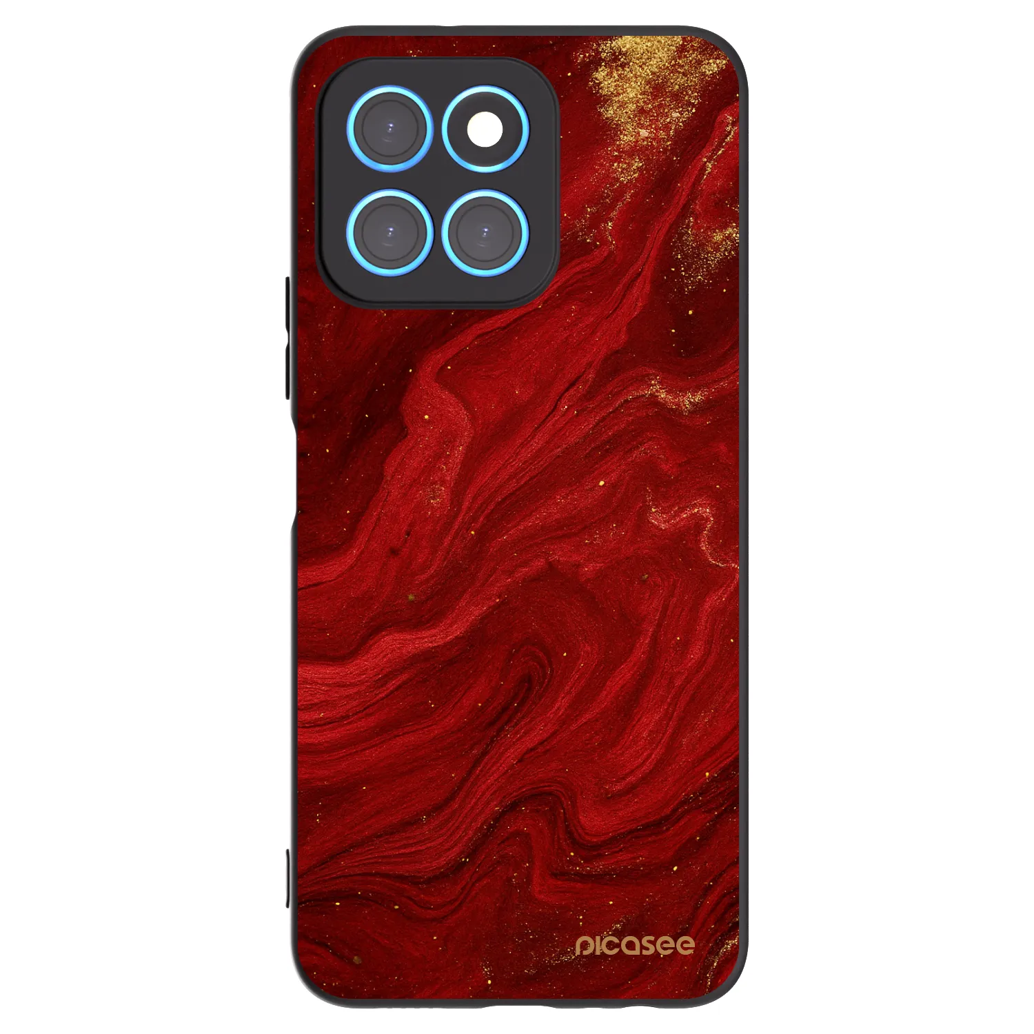 Picasee silikonski črni ovitek za Honor X6 - Red