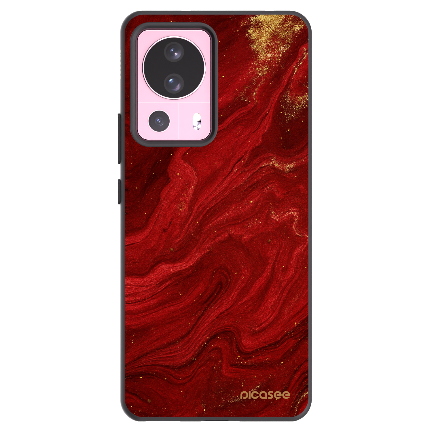 Picasee silikonski črni ovitek za Xiaomi 13 Lite - Red
