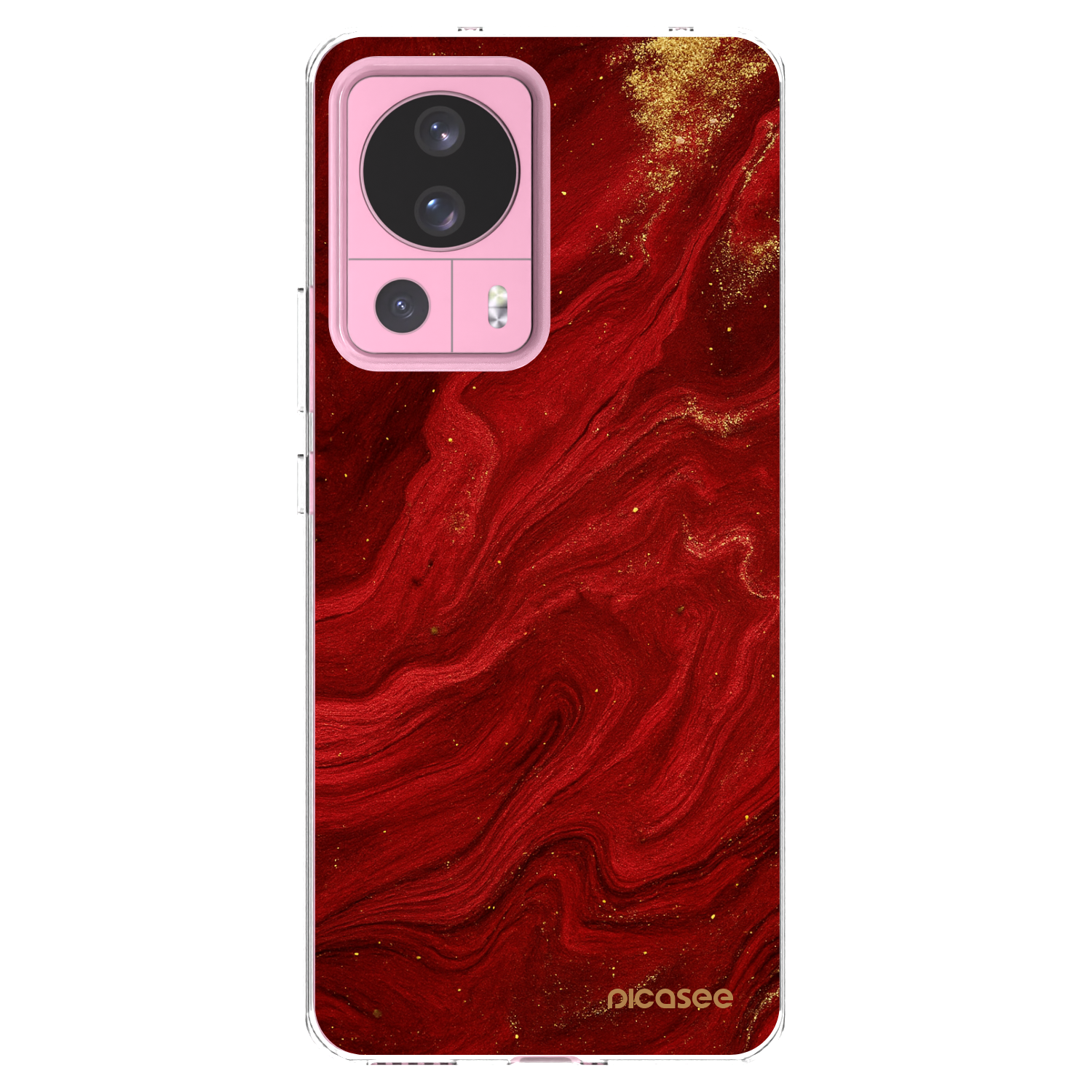 Picasee silikonski prozorni ovitek za Xiaomi 13 Lite - Red