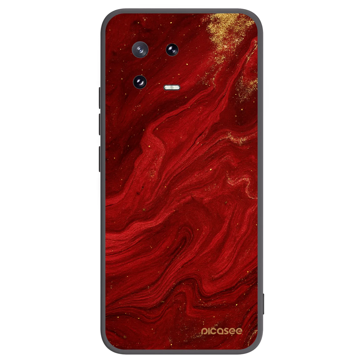Picasee silikonski črni ovitek za Xiaomi 13 Pro - Red