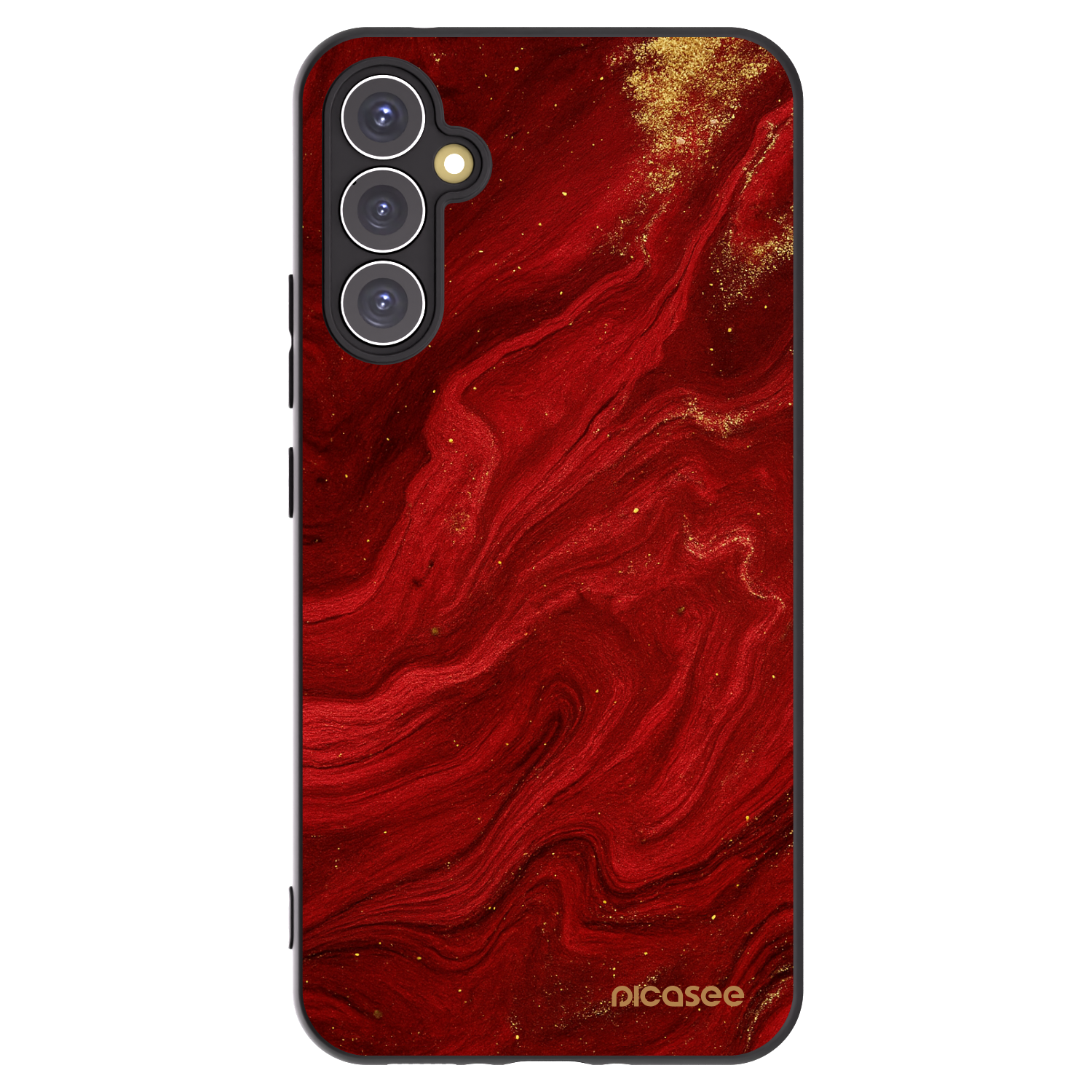 Picasee silikonski črni ovitek za Samsung Galaxy A34 5G A346B - Red