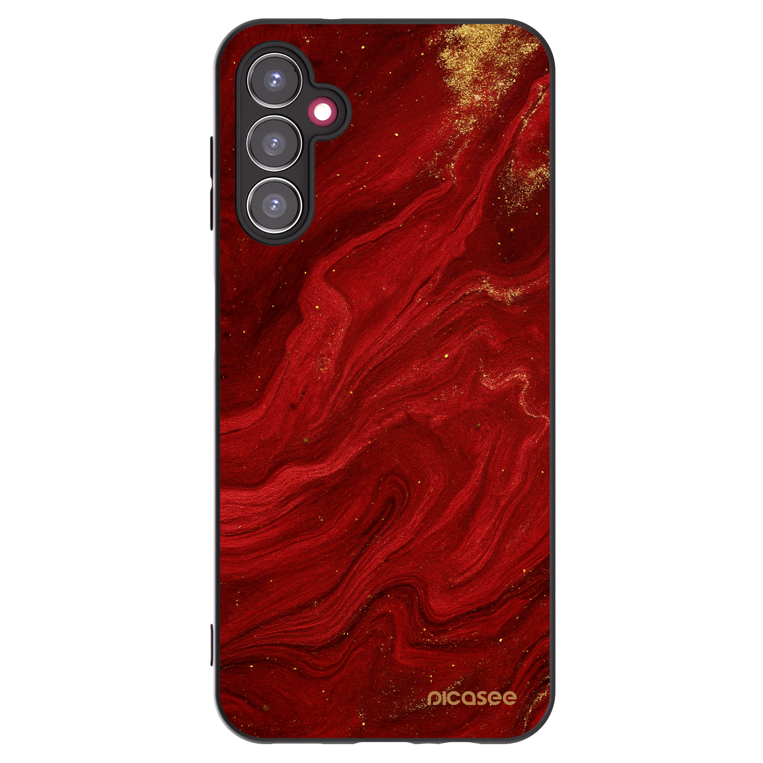 Picasee silikonski črni ovitek za Samsung Galaxy A14 4G A145R - Red