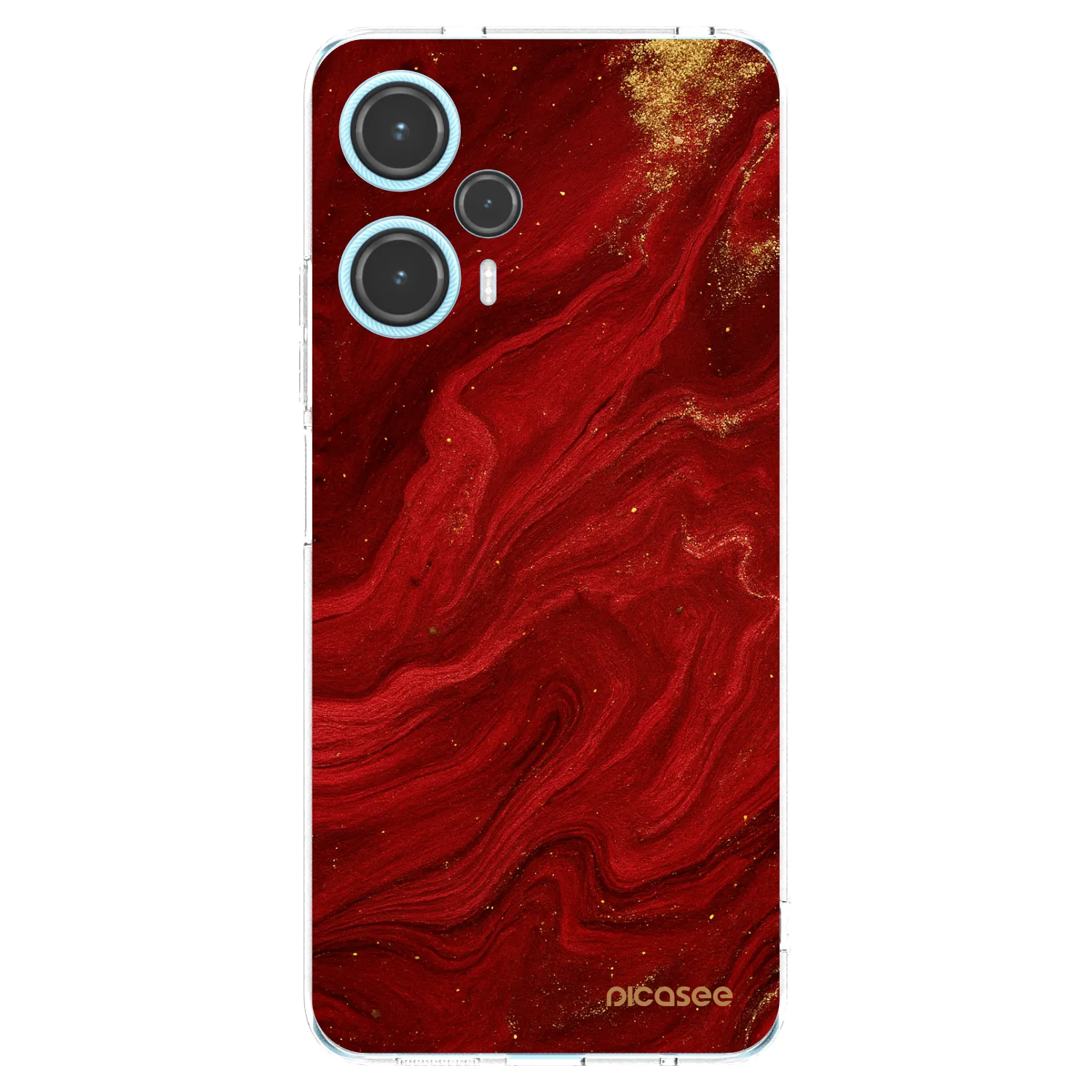 Picasee silikonski prozorni ovitek za Xiaomi Poco F5 - Red