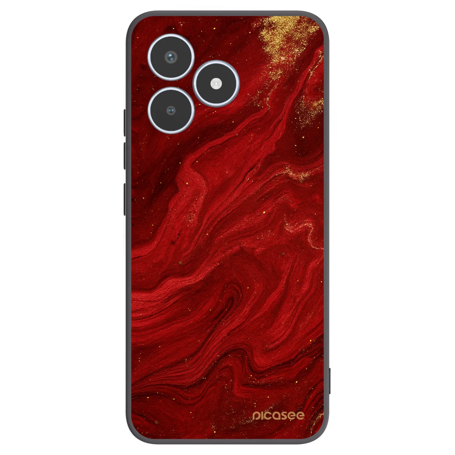 Picasee silikonski črni ovitek za Realme C53 - Red