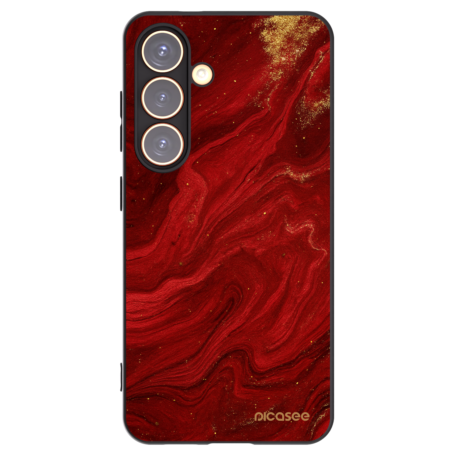 Picasee silikonski črni ovitek za Samsung Galaxy S24 S921B 5G - Red