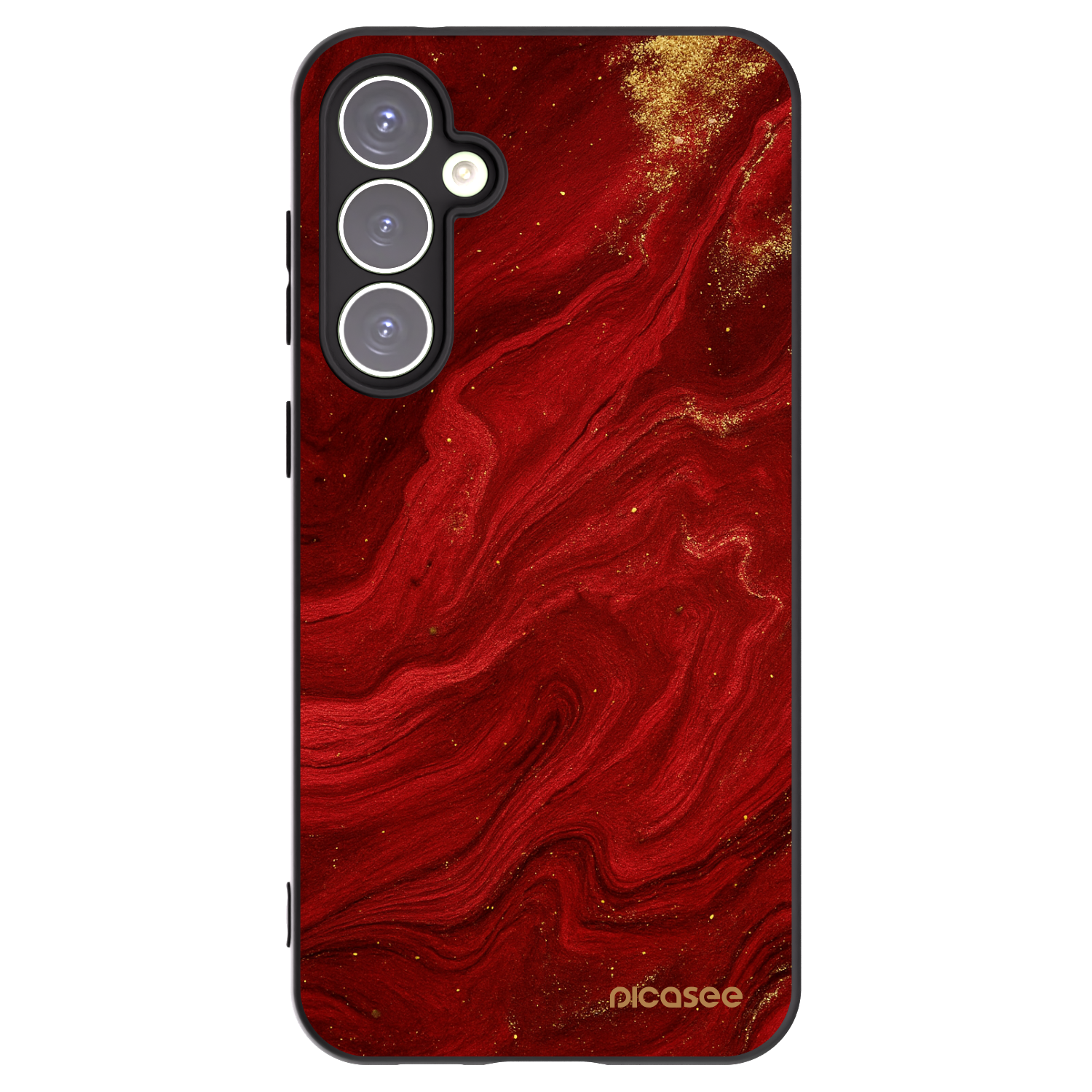 Picasee silikonski črni ovitek za Samsung Galaxy S23 FE S711B - Red