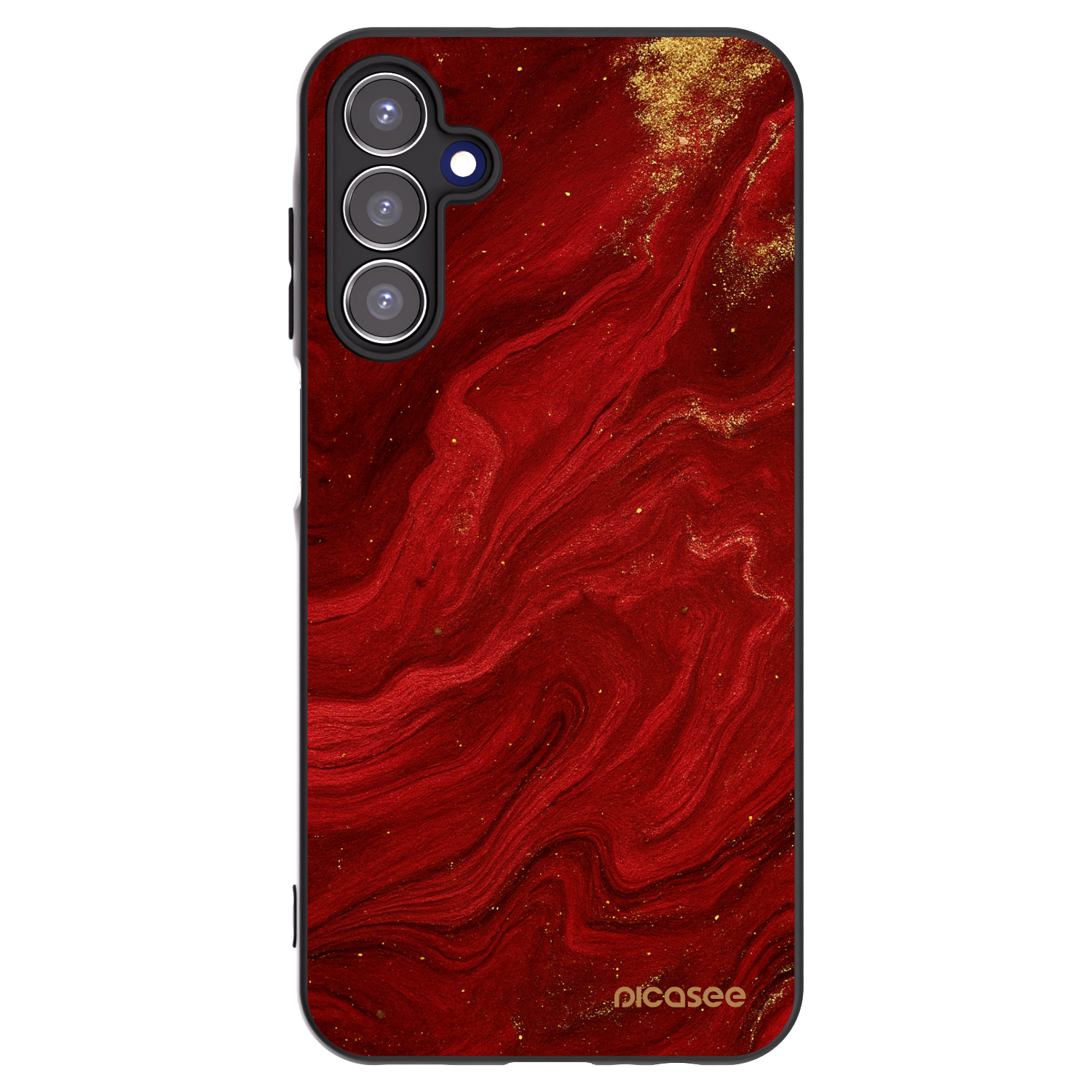 Picasee silikonski črni ovitek za Samsung Galaxy A15 A156B 5G - Red