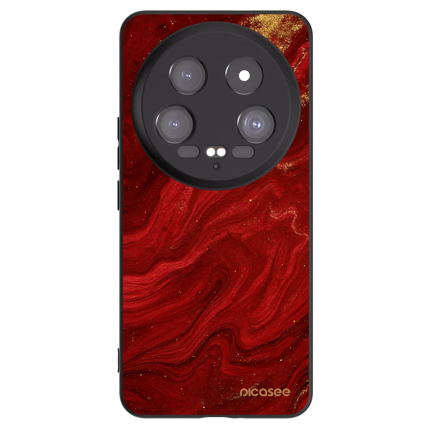 Picasee silikonski črni ovitek za Xiaomi 14 Ultra - Red