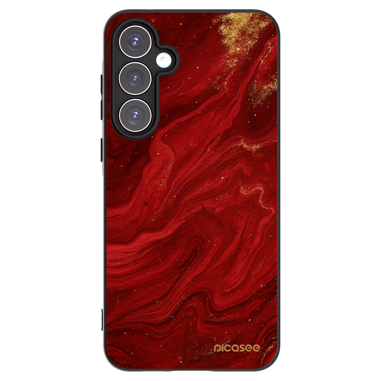 Picasee silikonski črni ovitek za Samsung Galaxy A55 5G A556B - Red