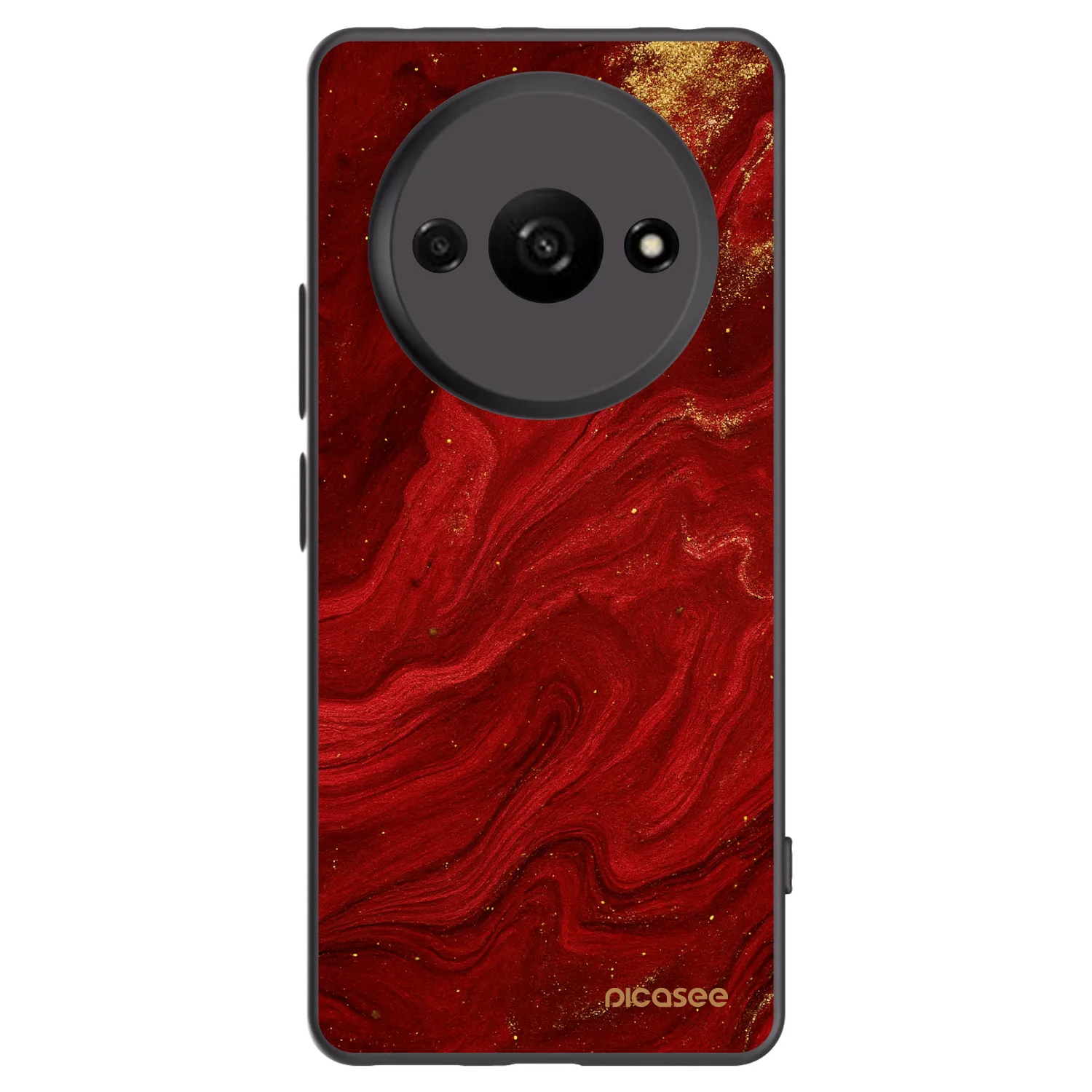 Picasee silikonski črni ovitek za Xiaomi Redmi A3 - Red