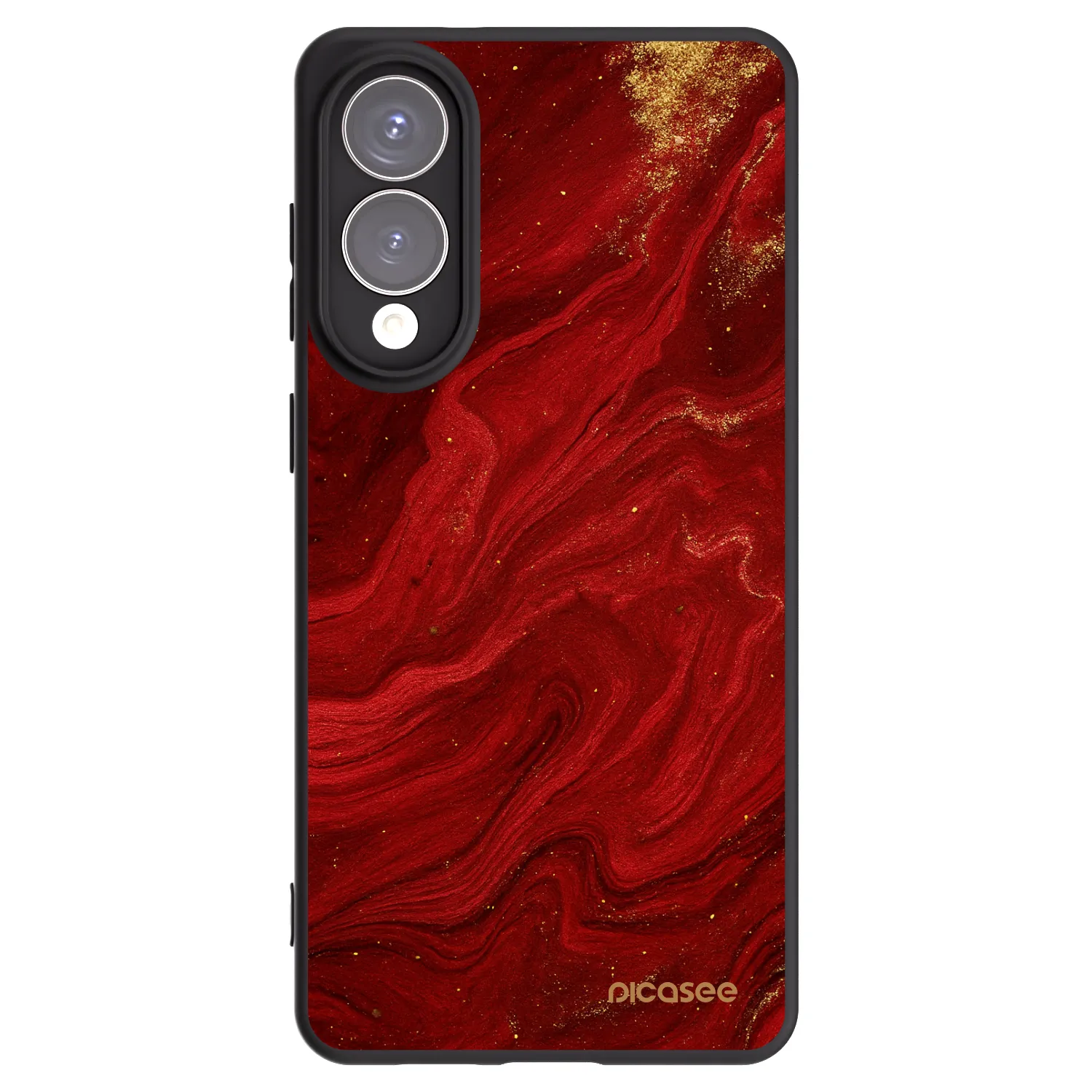Picasee silikonski črni ovitek za Samsung Galaxy S25 Edge 5G - Red