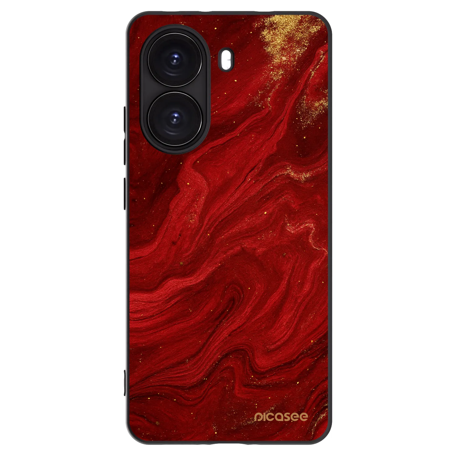 Picasee silikonski črni ovitek za Xiaomi Poco X7 Pro 5G - Red