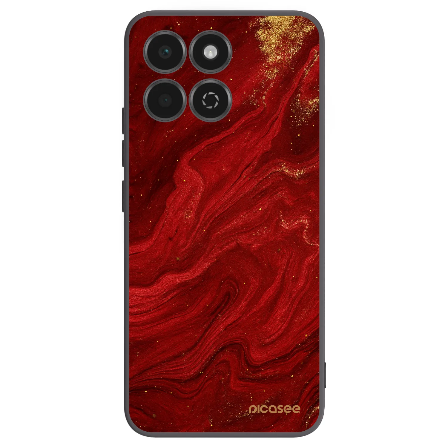 Picasee silikonski črni ovitek za Honor 200 Smart 5G - Red
