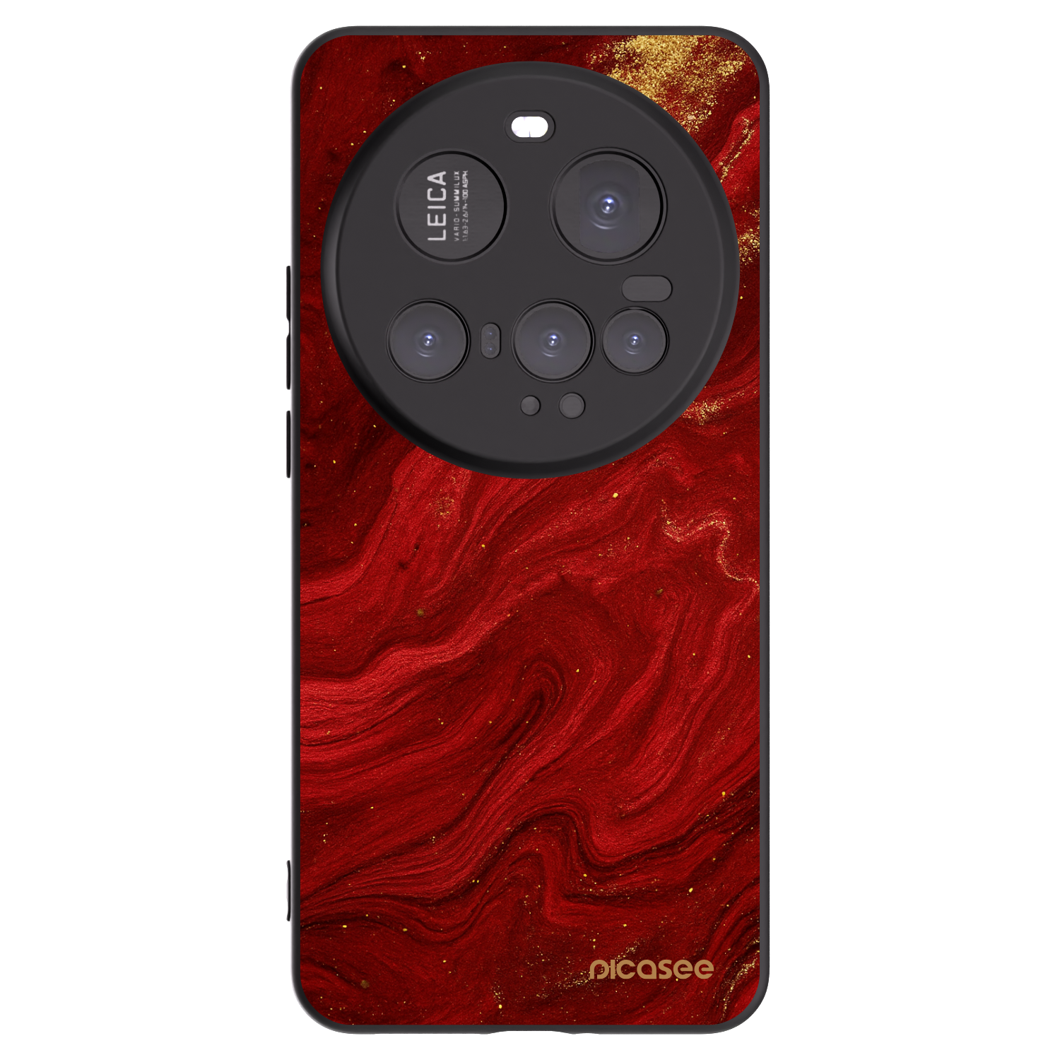 Picasee silikonski črni ovitek za Xiaomi 15 Ultra - Red