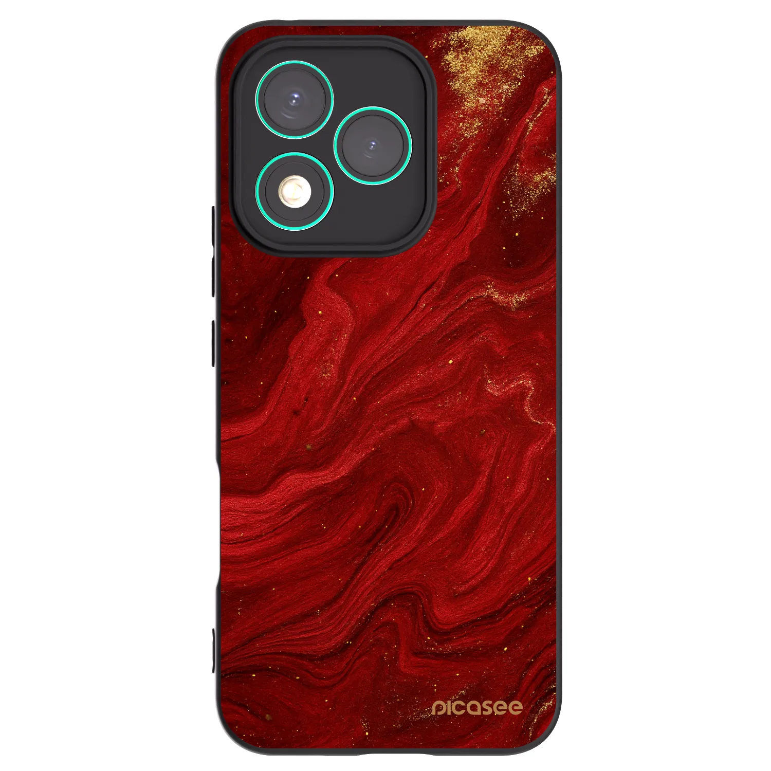Picasee silikonski črni ovitek za Honor 400 Lite 5G - Red