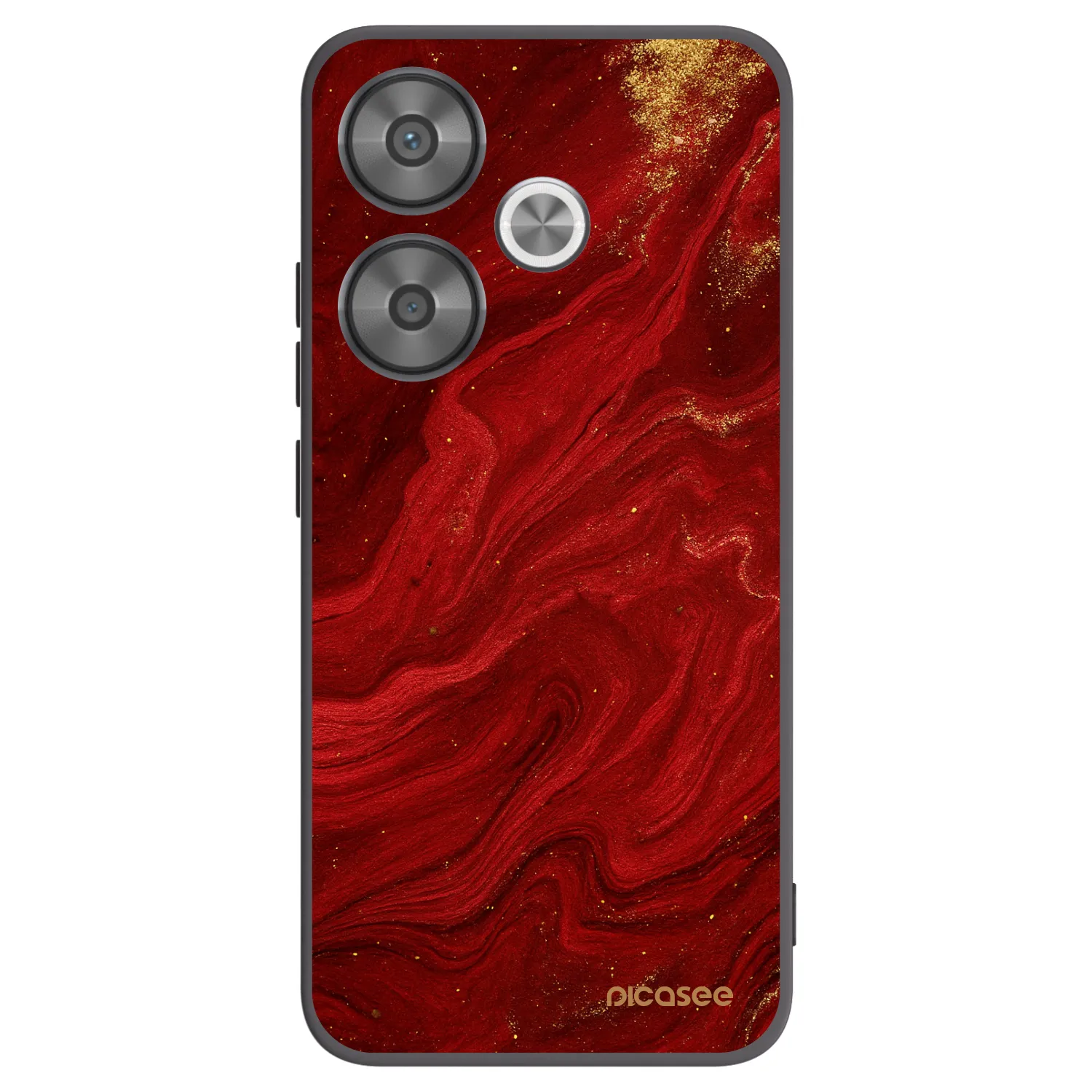 Picasee silikonski črni ovitek za Xiaomi Poco F6 - Red